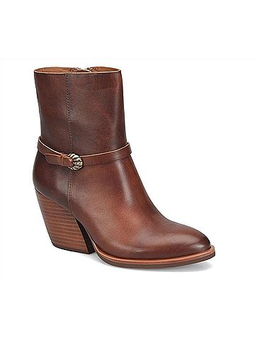 Kork-Ease Women's Solstice Leather Booties in Brown (view 1)