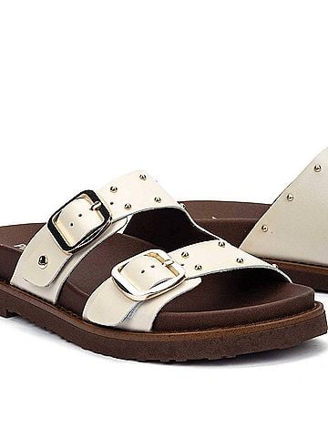 Pikolinos Women's Aitana Leather Sandal in Nata (view 2)