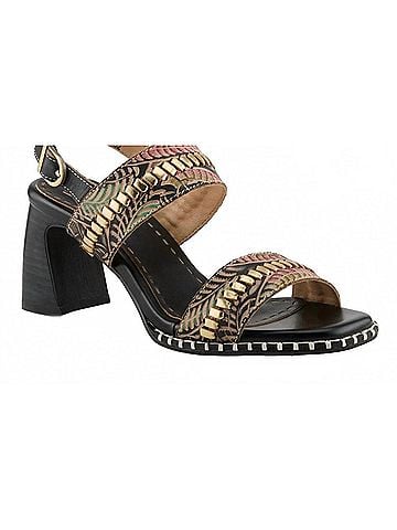Spring Step Women's Starstud Sandals in Black Multi (view 1)