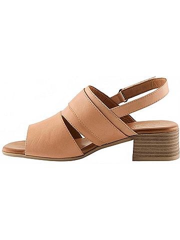 Spring Step Women's Acoliana Leather Sandal in Peach (view 2)