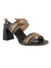 Spring Step Black Women's Starstud Sandals in Black Multi Size EU 40 - photo 1