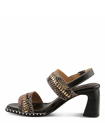 Spring Step Women's Starstud Sandals in Black Multi (view 2)