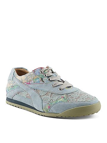 Spring Step Women's Wavehello Sneaker in Light Blue (view 1)