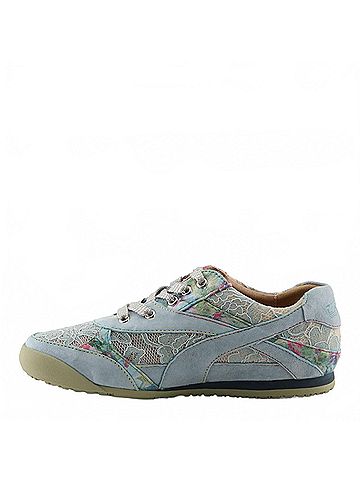 Spring Step Women's Wavehello Sneaker in Light Blue (view 2)