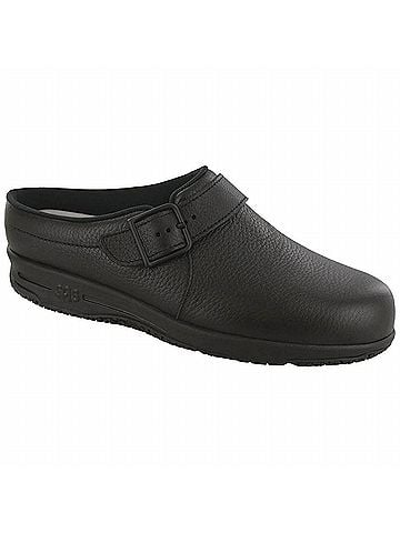 SAS Women's Clog Slip Resistant Loafer in Black (view 1)