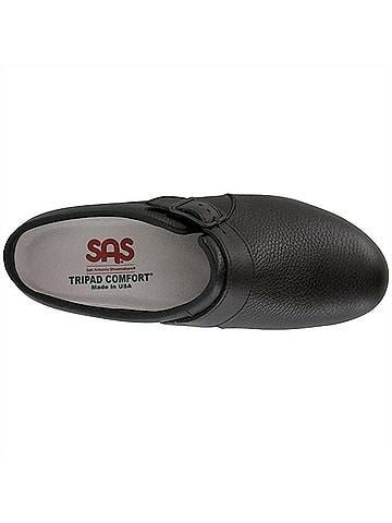 SAS Women's Clog Slip Resistant Loafer in Black (view 2)