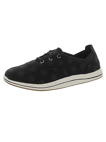 Clarks Women's Breeze Ave Sneaker in Black Interest (view 2)