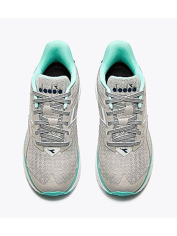 Diadora Women'S Equipe Nucleo Sneakers in Silver White Aruba Blue (view 2)