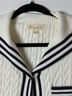 Marled Solid Ivory Blue Long Sleeve Button-Down Shirt Size XS - photo 4
