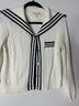 Marled Solid Ivory Blue Long Sleeve Button-Down Shirt Size XS - photo 5