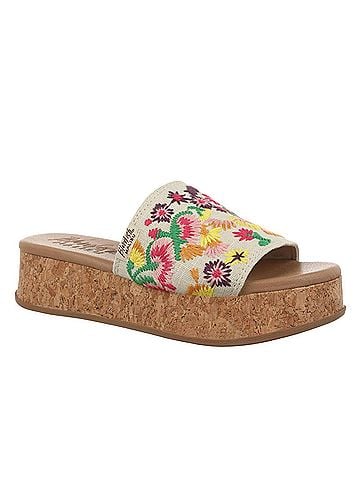 Blowfish Women's Marshlo Wedge Sandals in Beige (view 1)