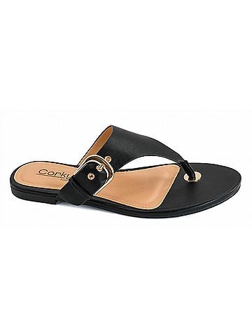 Corkys Women's What'S The Gossip Sandal in Black (view 1)
