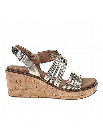 Corkys Women's About Last Night Wedge in Gold (view 1)