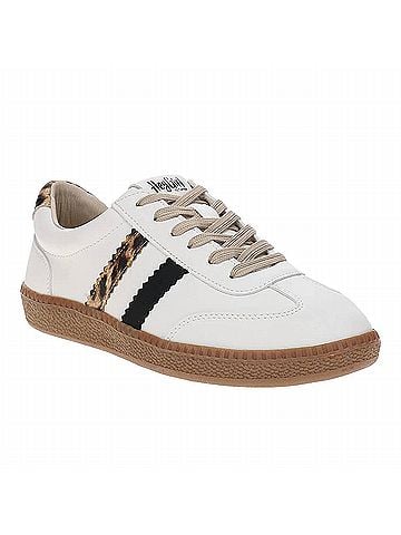 Corkys Women's Heads Up Sneakers in White Leopard Combo (view 2)