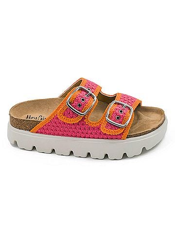 Corkys Women's Rumor Has It Sandal in Soft Pink/ Orange (view 1)