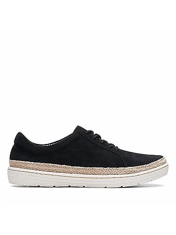 Clarks Women's Marie Mist Sneaker in Black (view 1)