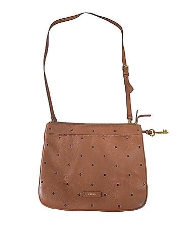 Fossil Leather Crossbody Bag with Adjustable Strap Crossbody Bag (view 1)