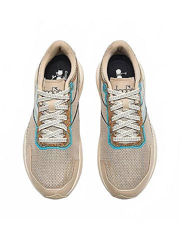 Diadora Women's Mythos Blushield Volo 5 2030 Sneaker in Beige/ Whisper White (view 2)