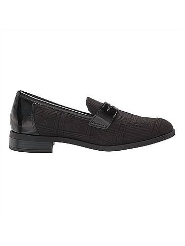 Clarks Women's Trish Rose Slip-On Shoes in Black Interest (view 1)