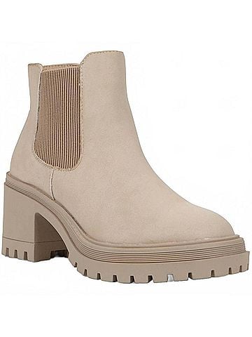 Jellypop Women's Fiona Ankle Boots in Bone Distress (view 2)