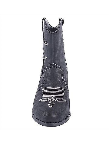 Jellypop Women's Palma Western Cowboy Boots in Black (view 2)