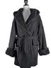 John Caruana 75% Wool 25% Nylon 100% Acetate Black Coat Size 14 - photo 4