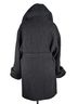 John Caruana 75% Wool 25% Nylon 100% Acetate Black Coat Size 14 - photo 2