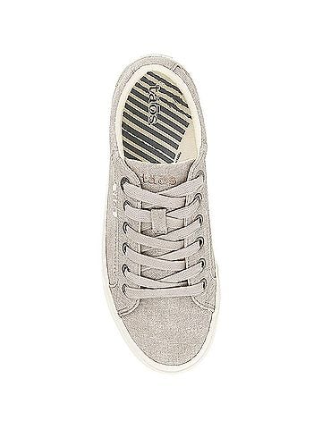 Taos Women's Plim Soul Sneaker in Grey Wash Canvas (view 2)