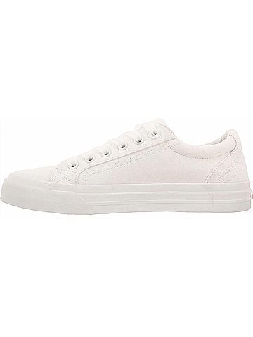 Taos Women's Plim Soul Sneaker in White Canvas (view 2)
