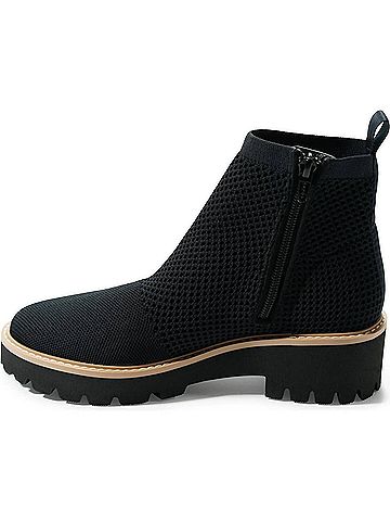 VANELi Women's Marina Boots in Black Stretch Knit (view 2)