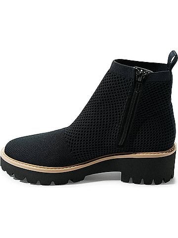 VANELi Women's Marina Boots in Black Stretch Knit (view 2)