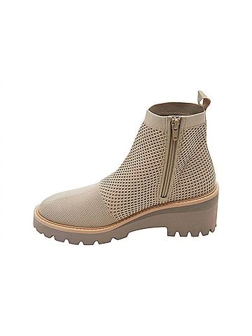 VANELi Women's Marina Boots in Taupe Stretch Knit (view 2)