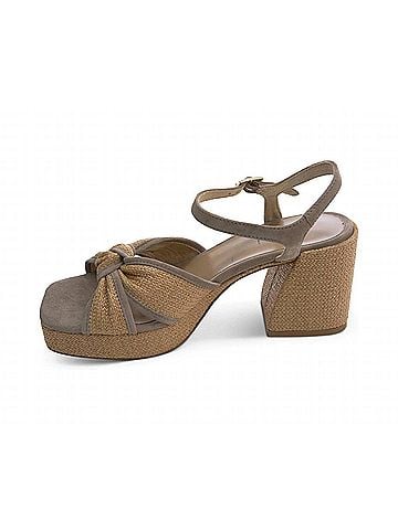VANELi Women's Mina Natural Sandal in Military Suede (view 2)