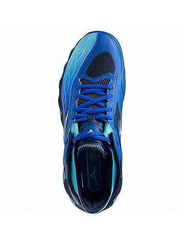 Mizuno Women's Wave Enforce Tour Ac Sneakers in Aqua/Blue (view 2)