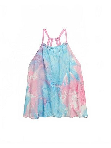 Appaman Girl's Tie Dye Sanibel Tank 7 Mo in Pink &amp; Blue Tie Dye (view 1)