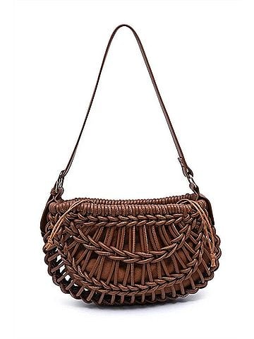 Moda Luxe Women's Francesca Clutch in Cognac (view 1)