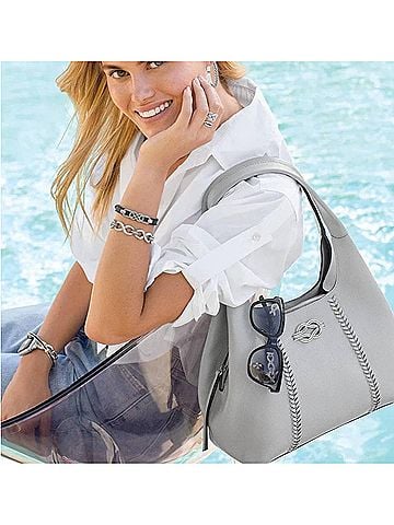 Brighton Women's Selene Shoulder Bag in Sterling (view 2)