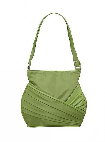 Paige Hamilton Design Women's Suzy Flute Handbag in Lime (view 1)