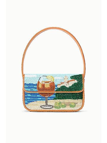 STAUD Women's Tommy Beaded Bag in Sunset Spritz (view 1)