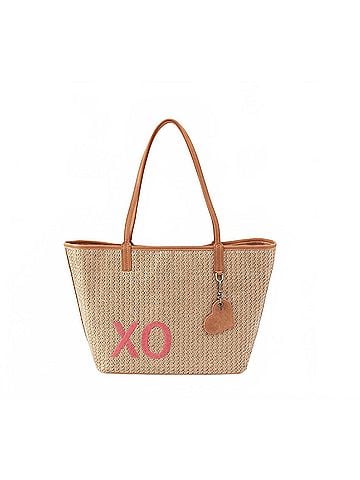 Hobo The Original All That Tote Bag in Straw And Wild Rose (view 1)