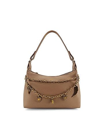 Like Dreams Women's Dreamer Chain Shoulder Bag in Taupe (view 1)