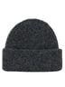 Closed Gray Knitted Hat in Dark Grey Multi One size - photo 1