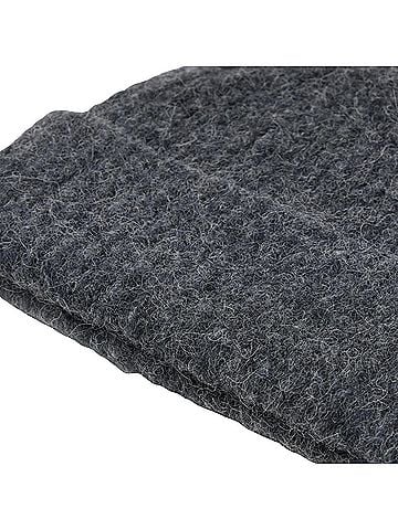 Closed Knitted Hat in Dark Grey Multi (view 2)