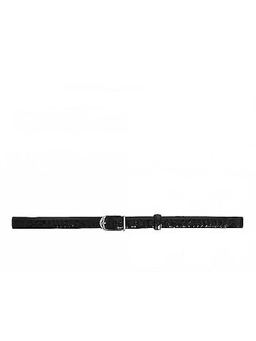 Zadig & Voltaire Rise 20mm Embossed Croco Belt in Black (view 2)
