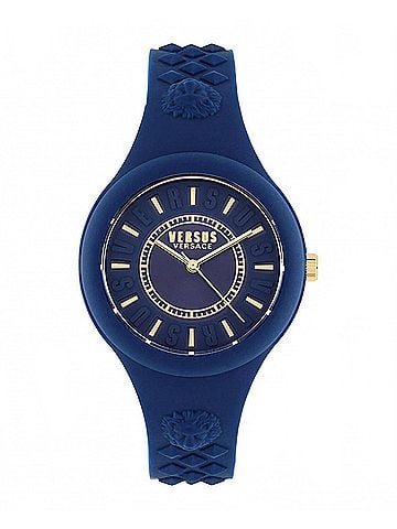 Versus Versace Women's Fire Island Strap Watch in Blue (view 1)