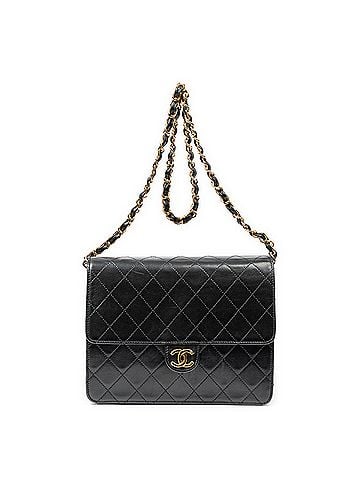 Chanel Vintage Small Push Lock Straight Flap (view 1)