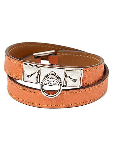 Hermes Leather Goods Rivale Double Tour Bracelet (view 1)
