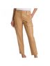 Commando Solid Brown Faux Leather 7/8 Cargo Trouser in Camel Size M - photo 2