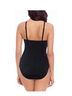 Miraclesuit Floral Multi Color Black One Piece Swimsuit Size 16 - photo 3