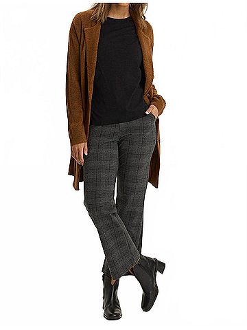 XCVI Linus Flare Pants in Charcoal (view 2)